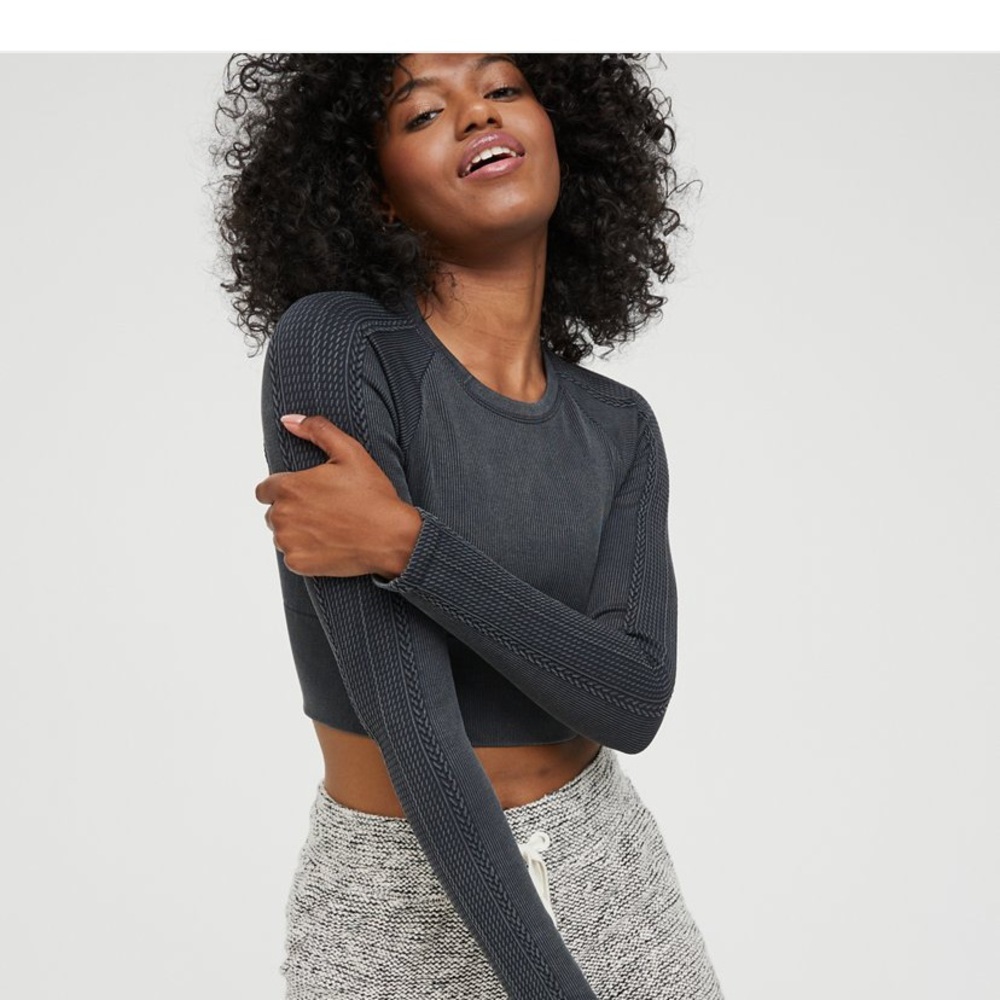 Aerie/ Offline Seamless Crop Top - L
